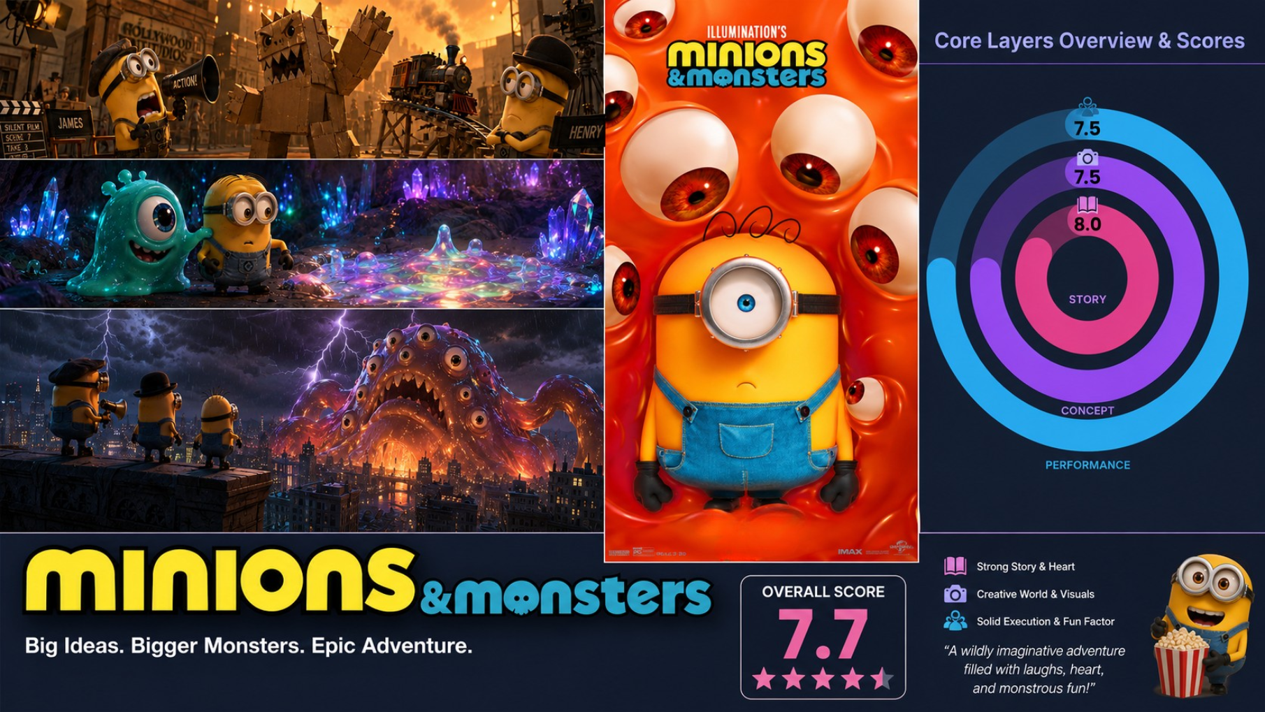 Greybrainer Analysis: minion and monsters